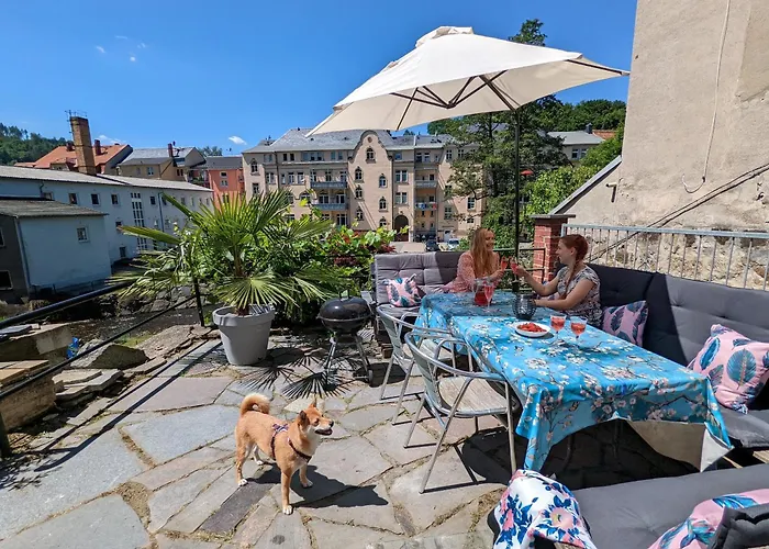 Appartement Zi2 - Urlaubsmagie - Flussblickwohnung Mit Pool& Sauna Sebnitz