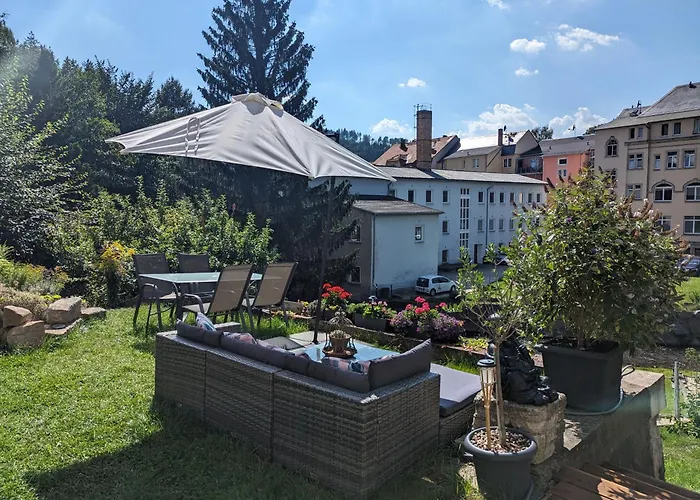 Zi2 - Urlaubsmagie - Flussblickwohnung Mit Pool& Sauna Appartement Sebnitz